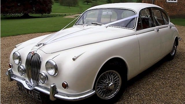 Classic Jaguar Wedding Car